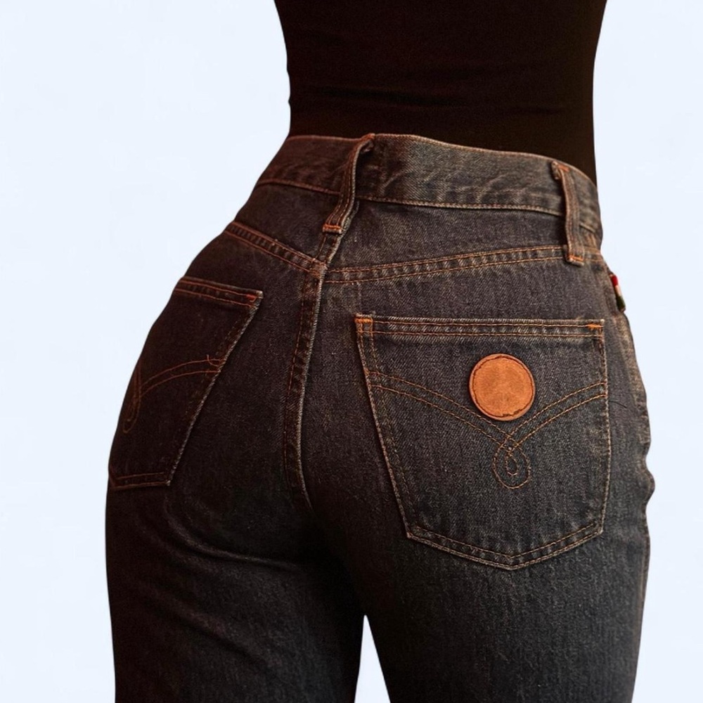 Moschino Dark Blue High Rise Womens Jeans